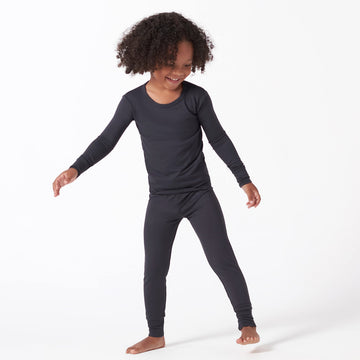 Gerber Unisex Baby Toddler Buttery Soft 2-Piece Snug Fit Pajamas With Viscose Made From Eucalyptus, Charcoal, 18 Months