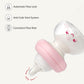 Yohkoh Newborn Glass Baby Bottles With Slow Flow Nipple For 0+ Months, Wide Neck Feeding Bottle, 2.7Oz/80Ml (Red, 2.7Oz (Pack Of