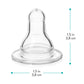 Evenflo Classic Fast Flow Silicone Nipples 4 Ea, Clear
