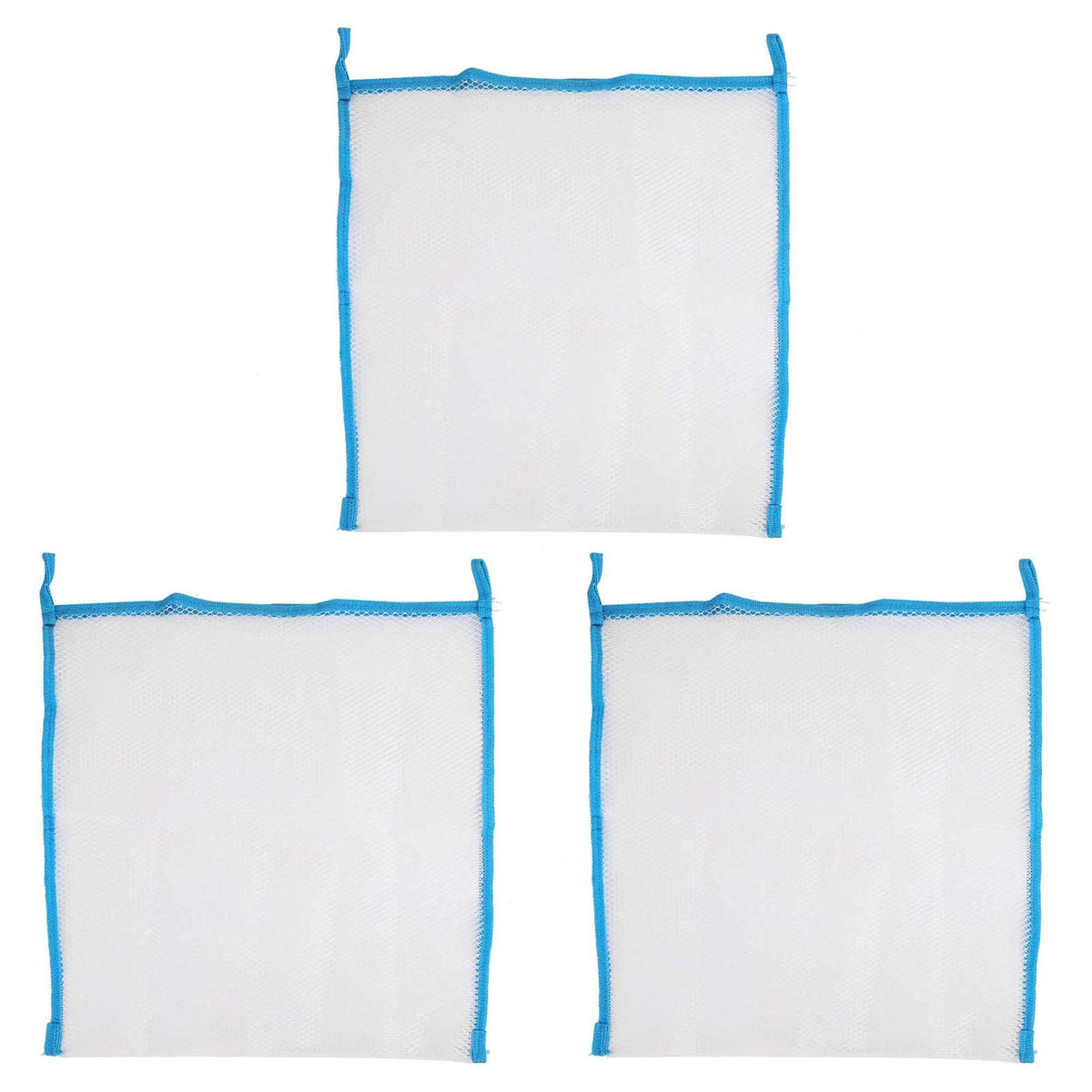 Firm Durable Bath Toy Storage Bag Mesh Toy Bag Balcony Hangs Wall Door(Blue)