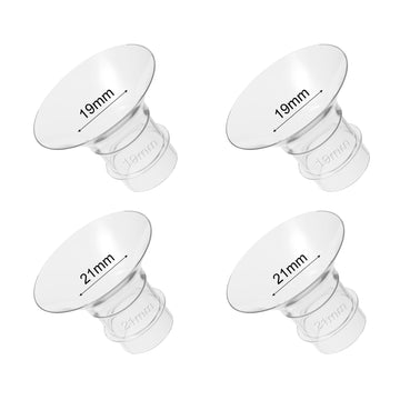 Gotocut Flange Inserts19Mm 21Mm 4Pcs Compatible With Spectra Elvie Medela Willow Go Bellababy 24Mm Flange/Shields Wearable Breas