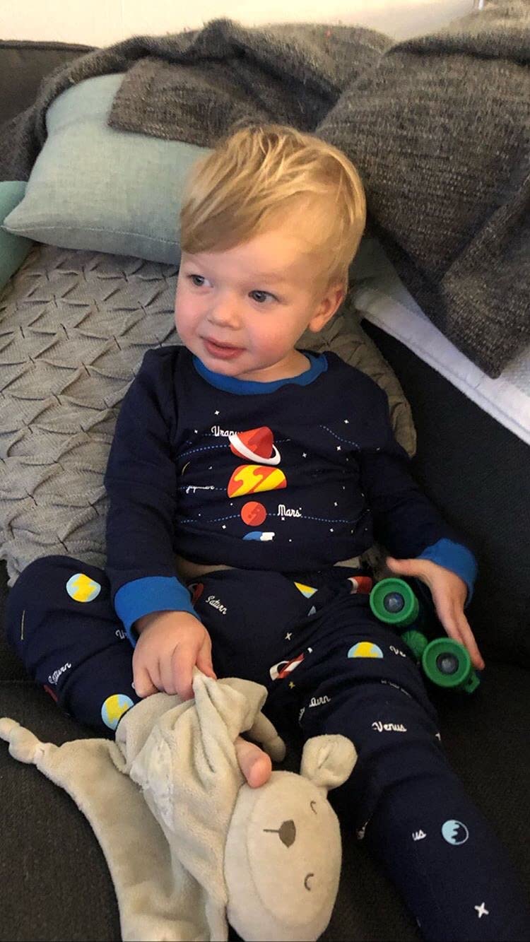 Popshion Boys Planet Pajamas 100% Cotton Pjs Toddler 2 Piece Long Sleeve Sleepwear Kids Clothes Pj Set Space Shirt 6T