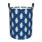 Pevtufa Beautiful King Penguin Pattern Foldable Laundry Basket Organizer,Fabric Clothes Toy Storage Basket Nursery Hamper Storag