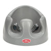 Nuby My Floor Seat, Soft Foam Cushion With Safety Harness And High Back Design, For Ages 4-12 Months, Gray