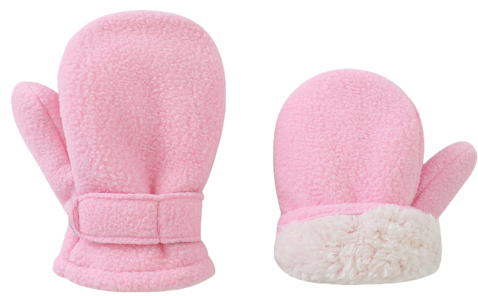 Baby Toddler Mittens Boys Girls Winter Outdoor Gloves Kids Easy-On Fle – Cutebab WBCBBB08FBYK2FT