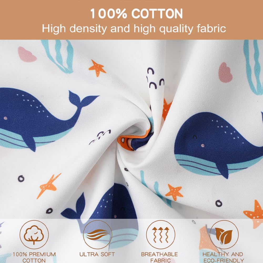 Bunnikins & Clover Toddler Pillows With Pillowcase, 13 'X18 ' Soft Cotton Kid Pillows For Sleeping, Bedding Small Pillow For B