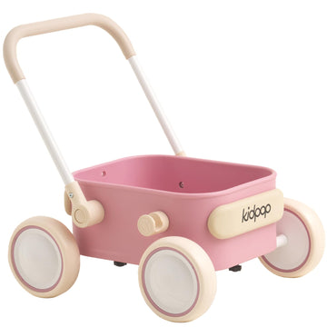 PULA Baby Push Walker with Wheels Toddler Wagon for First Learner Baby Toys 6-12 Months, 1 Year Old Birthday Gifts, Indoors and