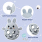Baby High Chair Suction Toys Teething Chew - Baby Teething Toys Silicone Teethers, Table Toys, Food Grade Silicon for 6 12 18 Mo
