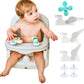 Cuddobaby Baby Bath Seat 3-In-1 ?360 Protection Against Side Tipping, 3-Level Adjustable? Astm Approved Safety, Detachable Arm,