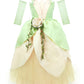 Axaxa Princess Costume For Girls, Tiana Dress, Polyester, Halloween, 4-5Y