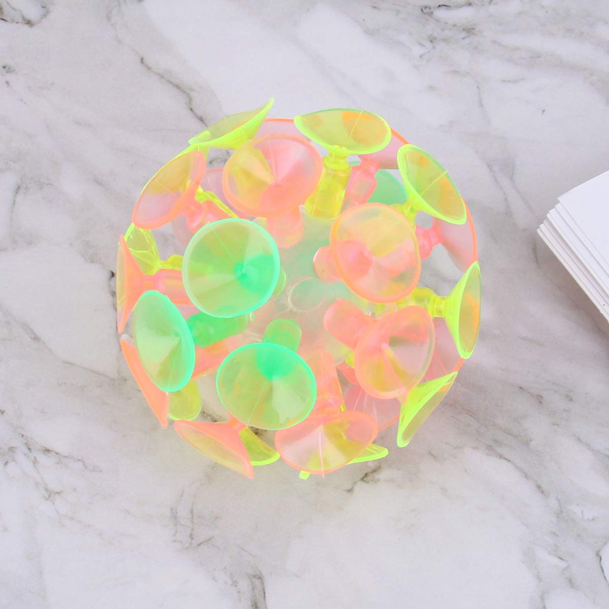 STOBOK 4pcs Fun Suction Cup Ball Colorful Ball Toys Novelty Toys for Kids Boys Girls Birthday Party Favors
