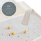 Yeah Baby Goods Placemats Compatible W/Antilop High Chair (Terrazzo On Milk) - Slip-Resistant & Food-Grade Silicone High Chair M