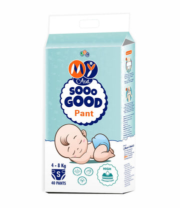 Myaid Sooo Good Baby Diaper Pants With Aloe Lotion & Wetness Indicator | Soft & Comfortable | Fast Absorption, RashFree, LeakP