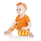 Judanzy Christmas And Halloween Baby And Toddler Leg Warmers For Girls And Boys (One Size, Candy Corn)