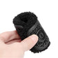 L-Run Black Fuzzy Slippers For Kids House Slipper Shoes Black 3.5-4.5 Infant=Eu20-21