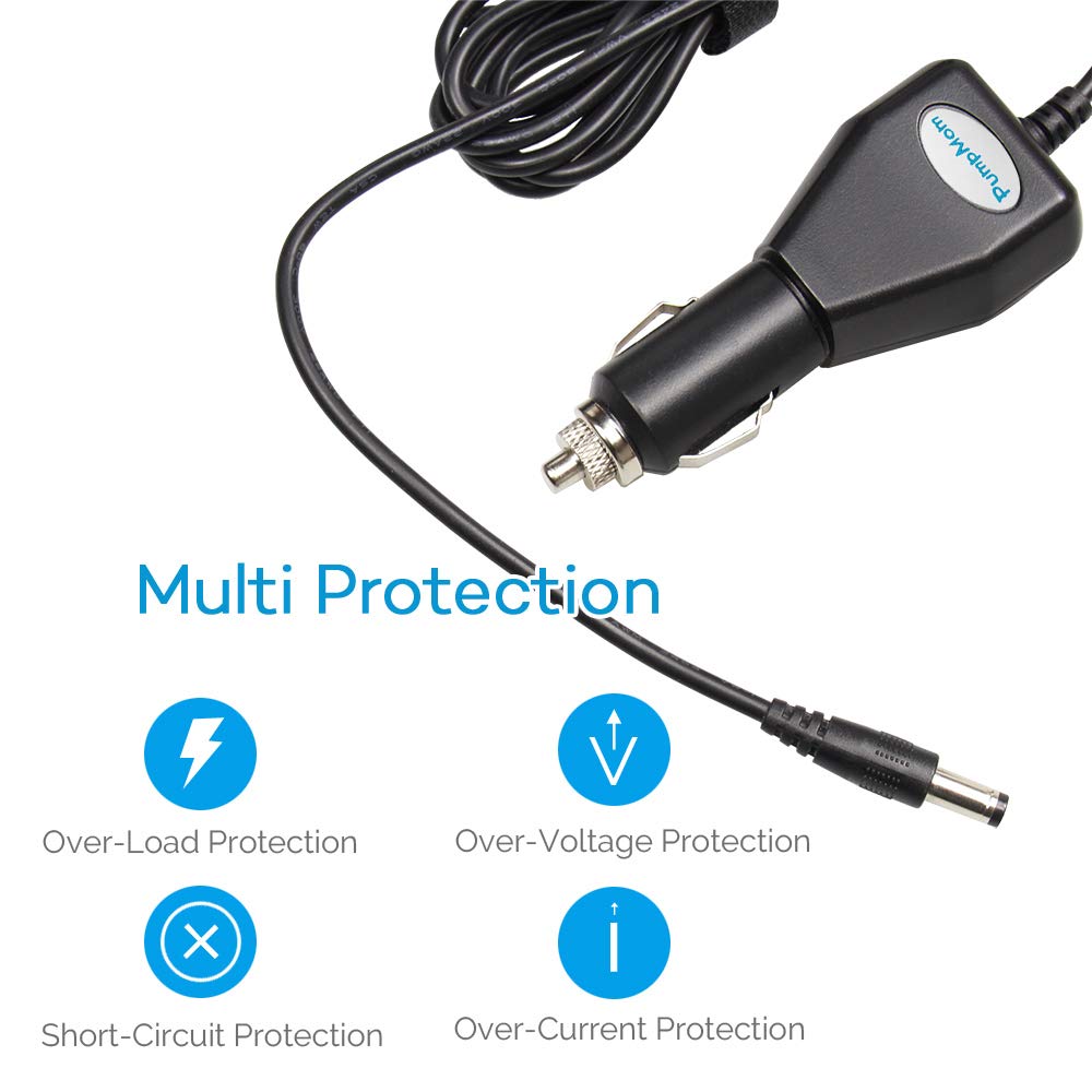 Pumpmom-Us 12 Volt Breast Pump Car Adapter For Spectra S1, S2, Spectra 9 Plus Pumps - Replacement Vehicle Lighter Power Adapter