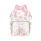 Custom Diaper Bag Backpack for Women, Personalized Name Nursing Mommy Daypack, Diaper Bag for Girls Boys, New Mom Gifts (Castle 