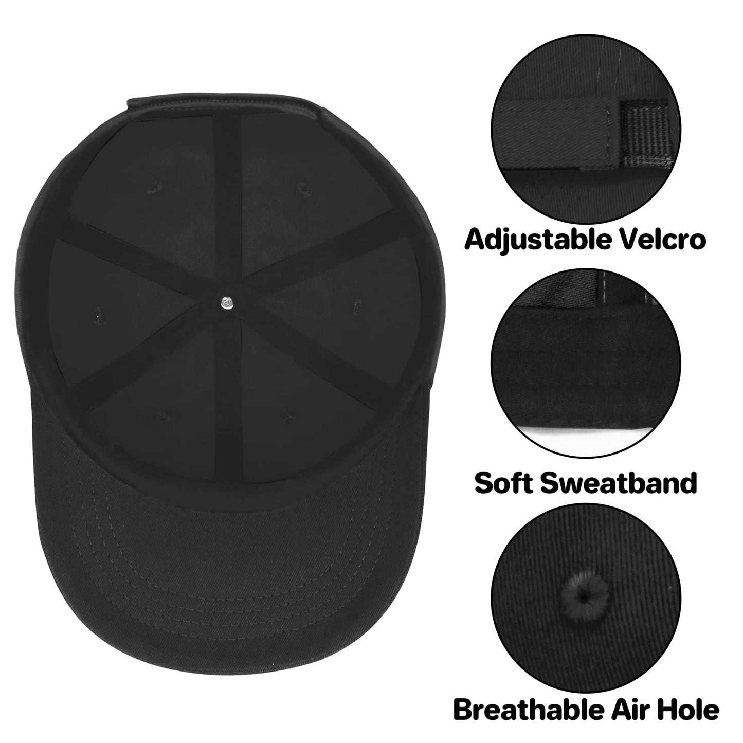 Baby Baseball Cap Baby Hats 6-12 Months Baby Boy Hats Infant Baseball Cap Toddler Hats Baby Infant Sun Hat Baby Ball Cap Black