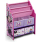 Disney Minnie Mouse Book And Toy Organizer, Multicolor