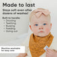 Baby Bandana Drool Bibs for Drooling and Teething 4 Pack Gift Set Flora by Copper Pearl