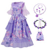 Sz-Tonda Girls Halloween Dress Costume - Kids Princess Party Cosplay Clothes Summer Dress Outfit
