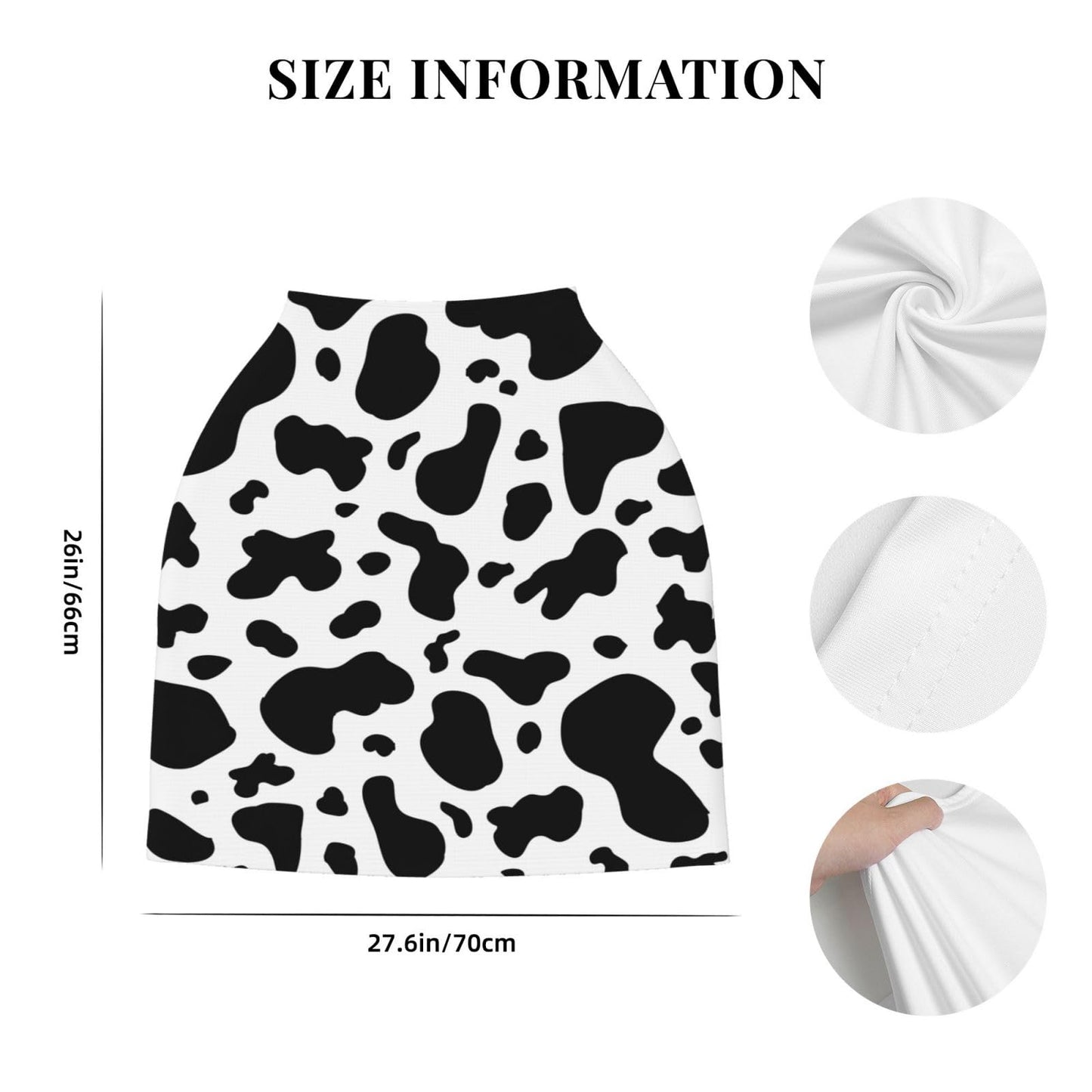 Cow Print Baby Stuff Car Seat Covers Baby Multi-Use Car Seat Canopy Carrier Cover, Breathable Breastfeeding Cover Boys & Girls