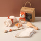 Baby Gift Set For Newborn New Baby Gift Set - 7 Pcs Newborn Baby Essentials Basket Baby Bath Set With Baby Blanket Baby Rattle -