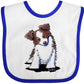 Inktastic Australian Shepherd Baby Bib White And Royal - Kiniart 3E7B