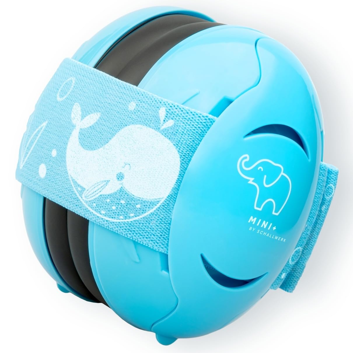 Schallwerk  Mini+ Baby Ear Muffs (Sky Blue) - Noise Protection For Babies, Infants, Toddlers - Ce & Ansi Certified - Kids Noise