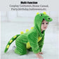 Baby Green Dinosaur Costumes Unisex Toddler Outfit Halloween Dress Up Romper 24-30 Months