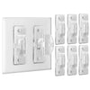 Clear Child Proof Light Switch Cover Guard - 6 Pack