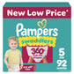 Pampers Diapers - Swaddlers 360 - Size 5, 92 Count, up to 100% Leakproof Comfy Dry Fit, Designed for Easy Changes, Pull On Baby 