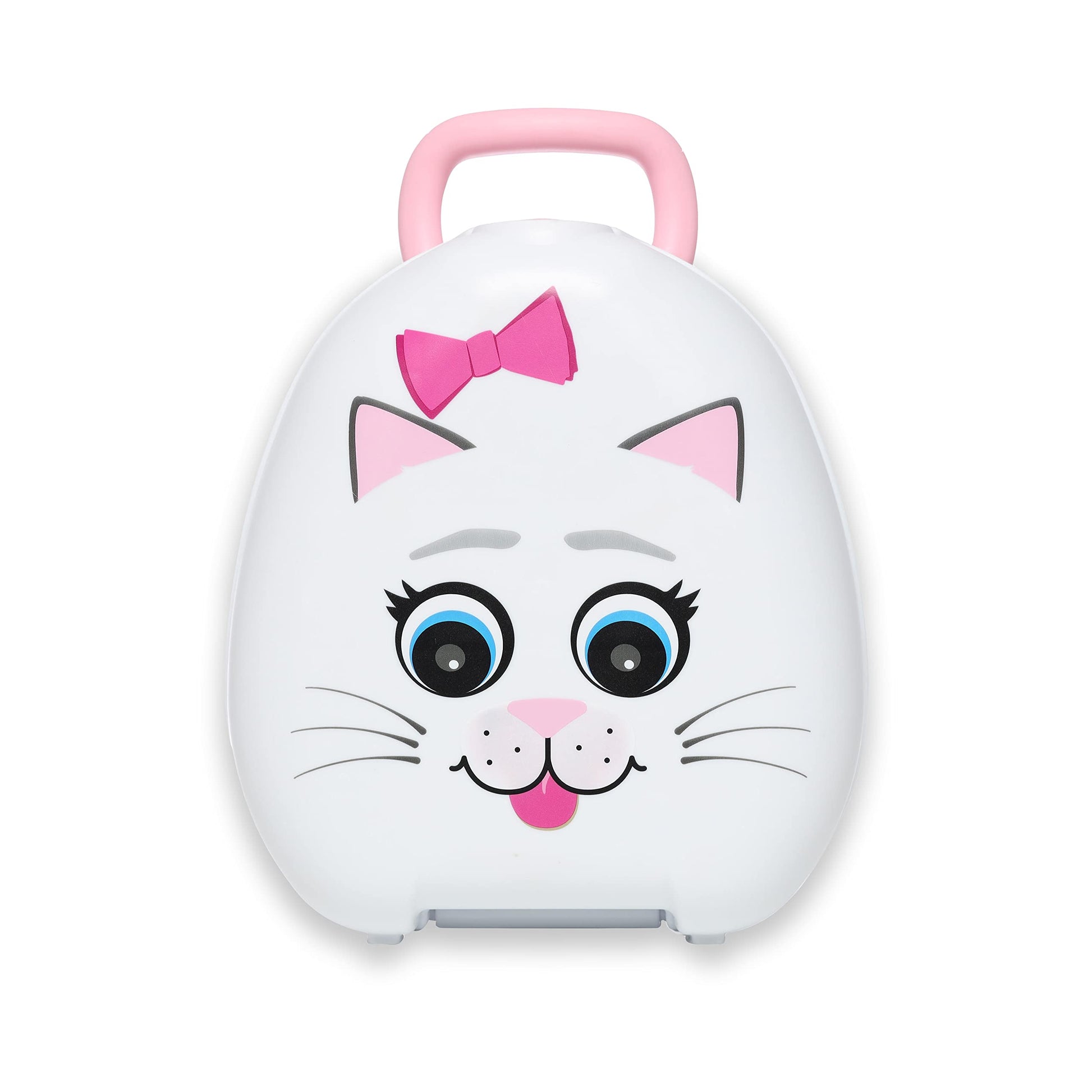 My Carry Potty - Cat Travel Potty, Award-Winning Portable Toddler Toilet Seat For Kids To Take Everywhere