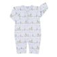Kissy Kissy Baby Boys Noahs Print Footie - Blue-Preemie