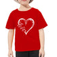 Toddler Valentine'S Day Shirts Boys Girls Cute Love Heart Graphic T-Shirt Casual Short Sleeve Tee Tops
