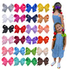 24Colors Boutique Hair Bow Clips for Little Girls - Grosgrain Ribbon Alligator Hair Clip Toddler Baby Girl School Jojo Bow Hair 