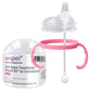 Sippy Cup Soft Spout Transitional Nipple Kit For Comotomo Baby Bottles, 5 Oz And 8 Oz