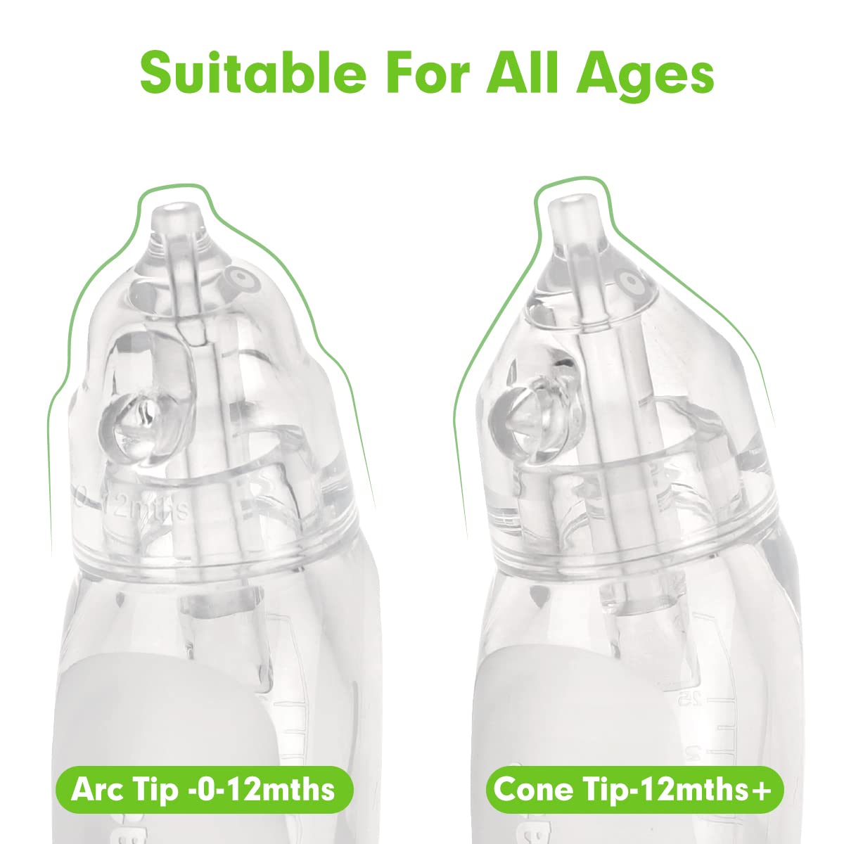 Haakaa Silicone Baby Nasal Aspirator| Safe Baby Nose Cleaner| Easy-Squeeze Nose & Ear Bulb Syringe With Brush|0M+ Newborn Toddle