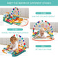 Eners Baby Gyms Play Mats Musical Activity Center Baby Piano Gym Mat Tummy Time Padded Mat For Newborn Toddler Infants(Green)