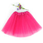Lylkd 6Pcs Tutus For Girls Princess Ballet Tulle Skirt Dress Up Costumes(2-8T)