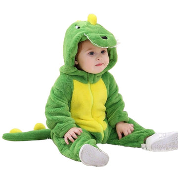 Abtshu Baby Light Green Dinosaur Costume Toddler Halloween Dress Up Outfit 24-30 Months