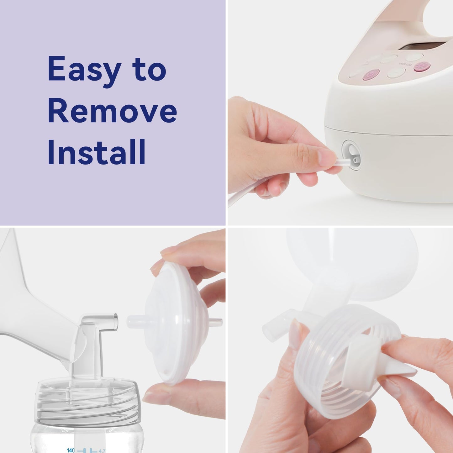 Gotocut Breast Pump Replacement Parts For Spectra Motif Luna Cimilre Ameda Mya Breastpumps, Replace Duckbill Valves Backflow Pro