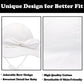 Sarfel Baby Girl Sun Hat Summer Baby Hats Upf 50+Toddler Sun Hat Infant With Wide Brim Bucket Hat White 46Cm/0-6 Months