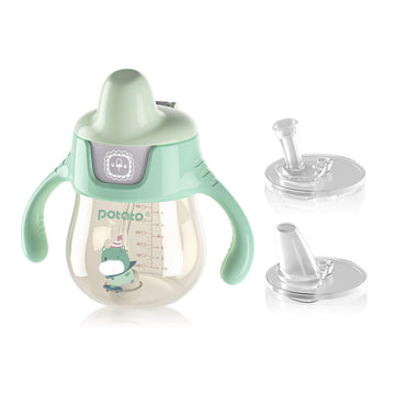 Potato Sippy Cups For Toddlers With Straw Spill Proof, Ppsu Learner Cup With Handle For Babies, Water Bottle For Baby 6 Months W