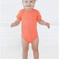 Rabbit Skins Baby Soft Fine Jersey Short Sleeve Bodysuit (4424) Charcoal, 6M