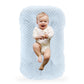 Loevin Baby Lounger for Newborn,Baby Play Mat Soft Cotton Breathable for Playtime & Relaxation,Flat Babies Essentials Gifts,0-12