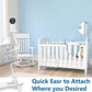 Eysaft Baby Monitor Mount Holder For Vtech Vm924/901/928Hd/7766/7764/5766Hd/5764Hd/5755/5263/5754Hd,Leapfroge Lf930Hd/Lf2936/Lf9
