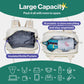 Babbleroo Leather Diaper Bag Backpack - Baby Essentials Travel Baby Bag, Multi Function, Waterproof, With Changing Pad, Stroller