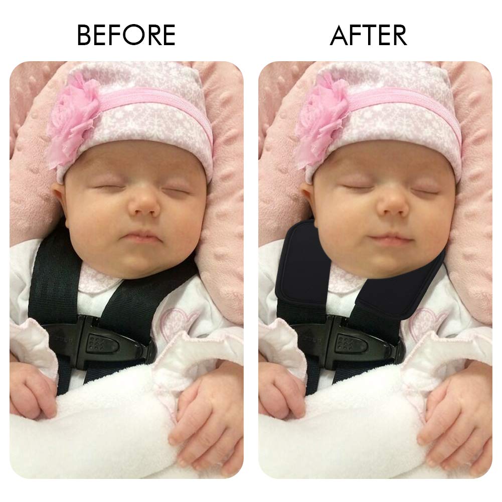 Accmor Car Seat Strap Covers For Baby Kids, Car Seat Strap Covers Shoulder Pads, Soft Seat Belt Covers For All Car Seats, Pushch