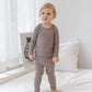 Avauma Baby Boys Girls Pajama Set Kids Toddler Snug Fit Ribbed Sleepwear Pjs For Daily Life Style (Jl/Cocoa(L))